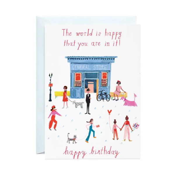 Party on Main Street Greeting Card