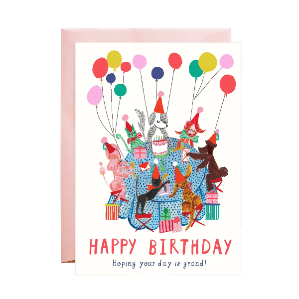 Dog Party Greeting Card