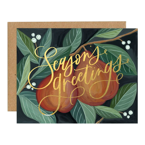 Christmas Pears Card