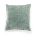 Velvet Pillow with Pom Pom Trim