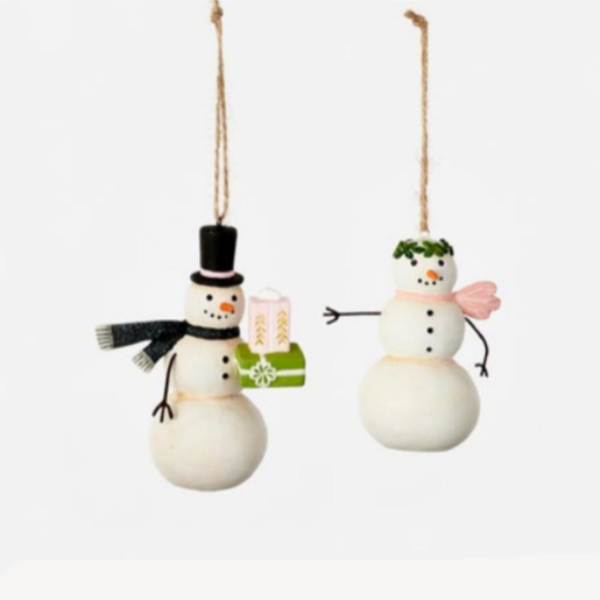 Mr. or Mrs. Snowman Ornament