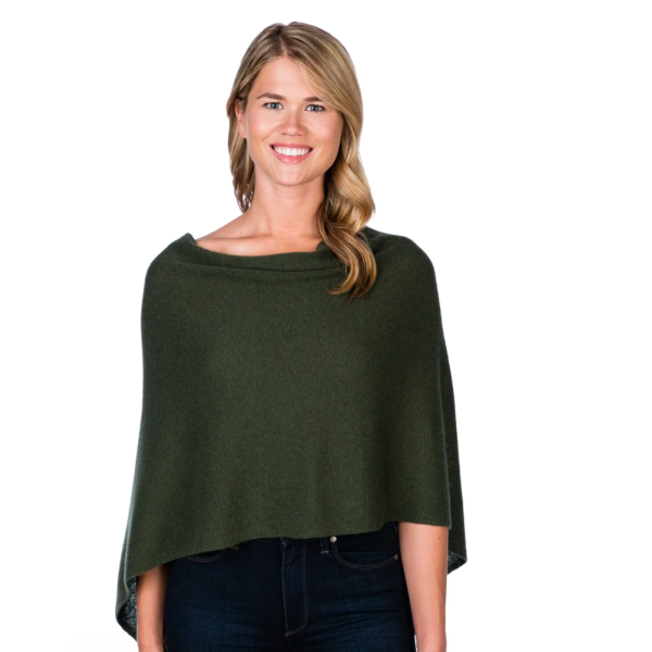 Cashmere Draped Dress Topper