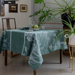 Voliere Green Table Linens