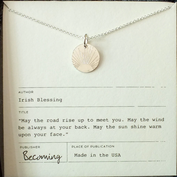 Irish Blessing Necklace