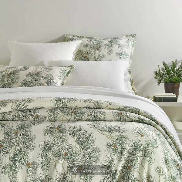 Vintage Pine Boughs Duvet Cover & Shams