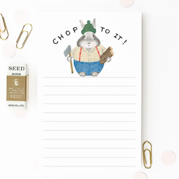 Chop To It! Notepad
