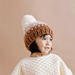 Nell Stripe Hat Blush/Walnut