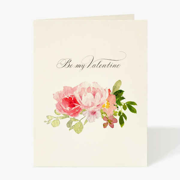 Corsage Valentine's Day Card