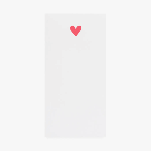 Neon Heart Notepad