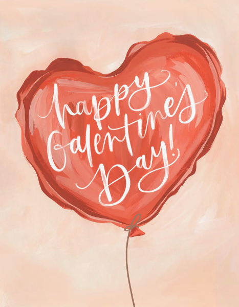 Galentine's Balloon Card