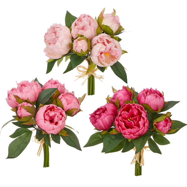 10.5" Real Touch Peony Bundle