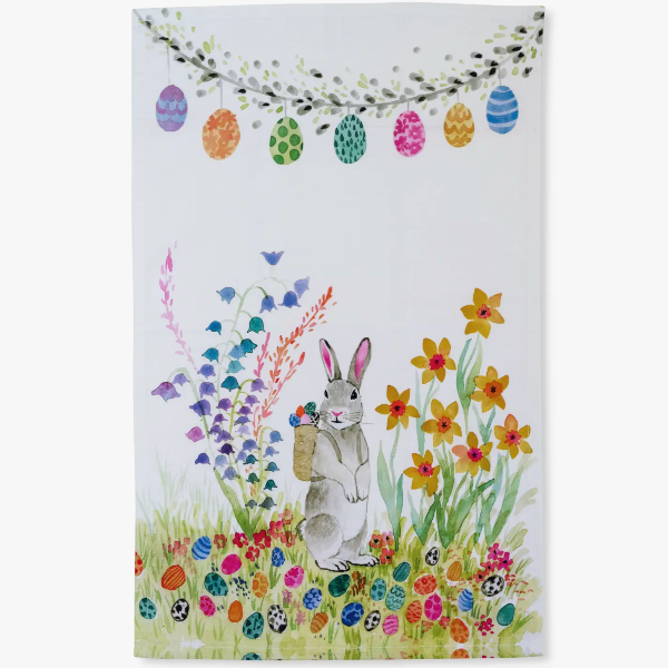 Easter Bunny Tea Towel