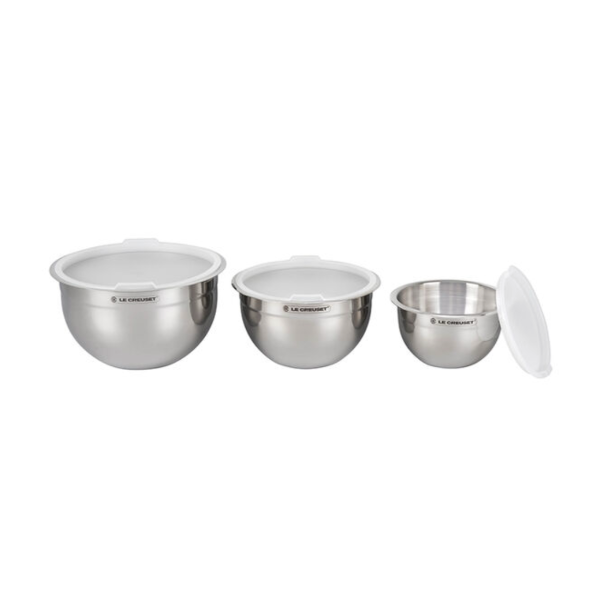Stainless Steel Mixing Bowl Set w/ Lids