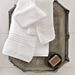 Chelsea White Bath Towel Collection