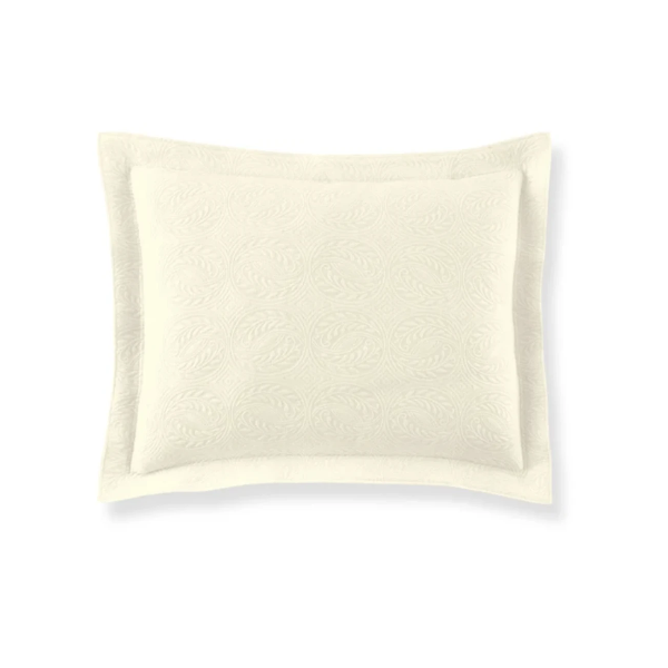 Vienna Matelasse Sham Ivory
