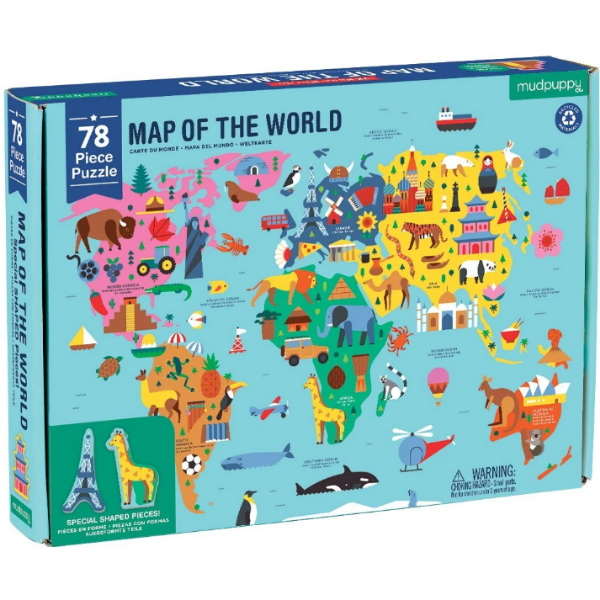 Map of the World 78-Piece Puzzle
