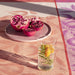 Arriere-Pays Pink Coated Table Linens