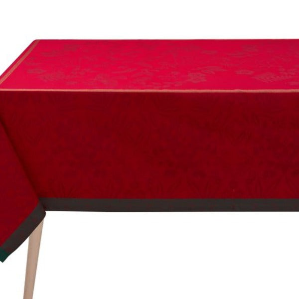 Poesie d'Hiver Red Table Linens