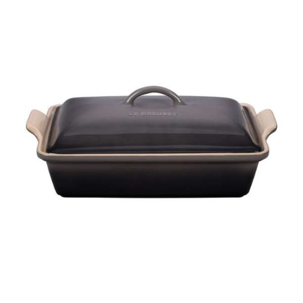 Le Creuset Heritage 4 Qt. Covered Rectangular Casserole: Oyster