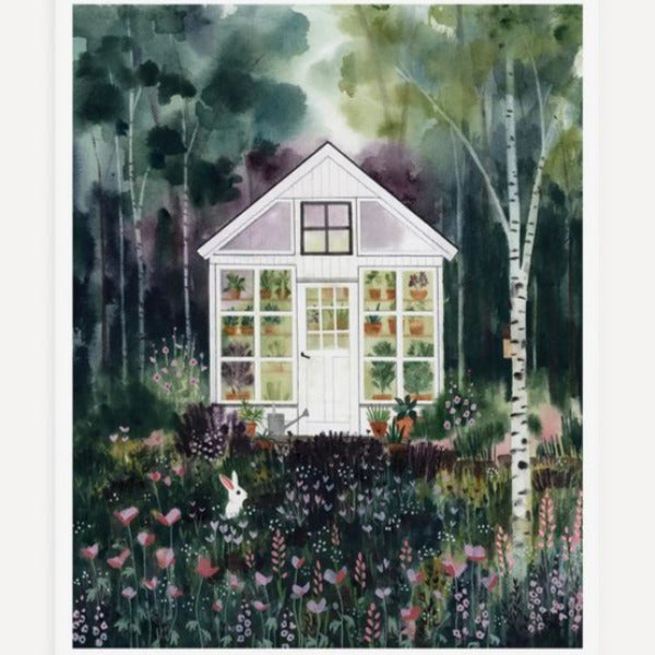 Forest Greenhouse Art Print