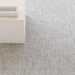 Chilewich Floormat: Ikat White/Silver