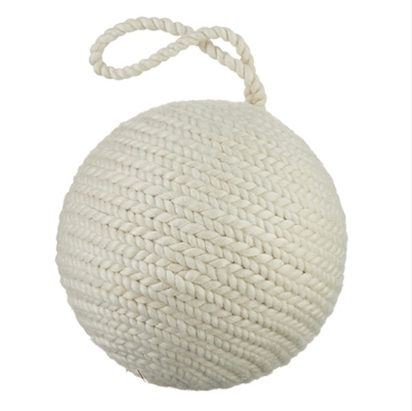 Knit Ball Ornament