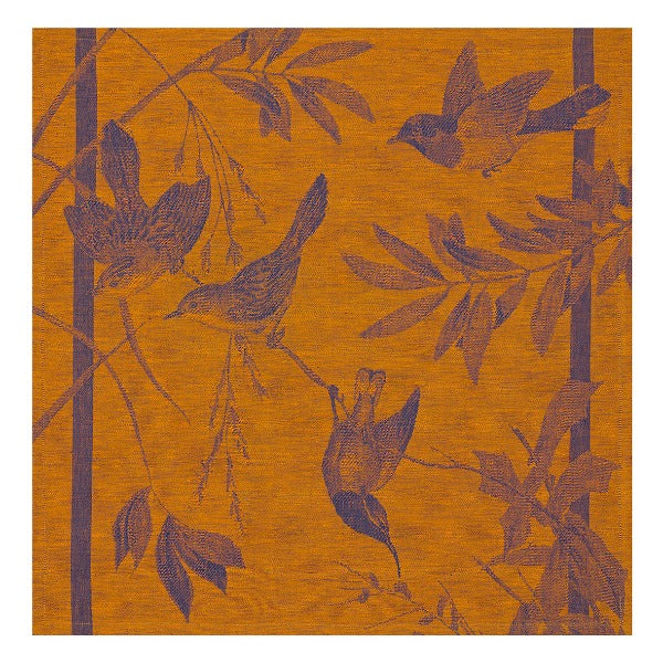 Voliere Blue Table Linens