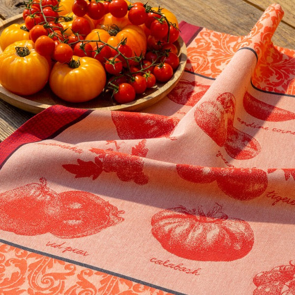 Tomates Red Tea Towel